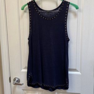 J.Crew Linen Studded Tank Top